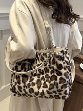 Load image into Gallery viewer, Faux Fur Leopard Shoulder Bag
