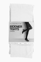 Load image into Gallery viewer, Non-run Opaque Tights with Non-binding Waistband
