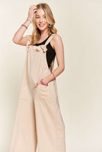 Load image into Gallery viewer, ADORA Knotted Wide Strap Wide Leg Overalls
