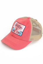 Load image into Gallery viewer, C.C SUNSHINE &amp; LAKE TIME Patch Pony Cap: Mint
