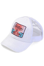 Load image into Gallery viewer, C.C SUNSHINE &amp; LAKE TIME Patch Pony Cap: Mint
