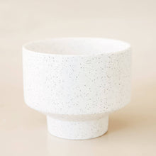 Load image into Gallery viewer, Speckle Footed Pot - White Small

