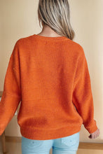 Load image into Gallery viewer, Hello Pumpkin Letter Knit Sweater
