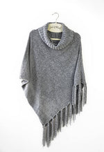 Load image into Gallery viewer, Britt&#39;s Knits Beyond Soft Chenille Poncho : Grey
