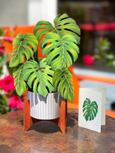 Load image into Gallery viewer, Monstera Plant  Pop-up Greeting Cards
