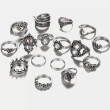 Load image into Gallery viewer, Alloy 16-Piece Ring Set
