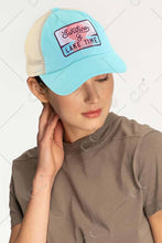 Load image into Gallery viewer, C.C SUNSHINE &amp; LAKE TIME Patch Pony Cap: Mint
