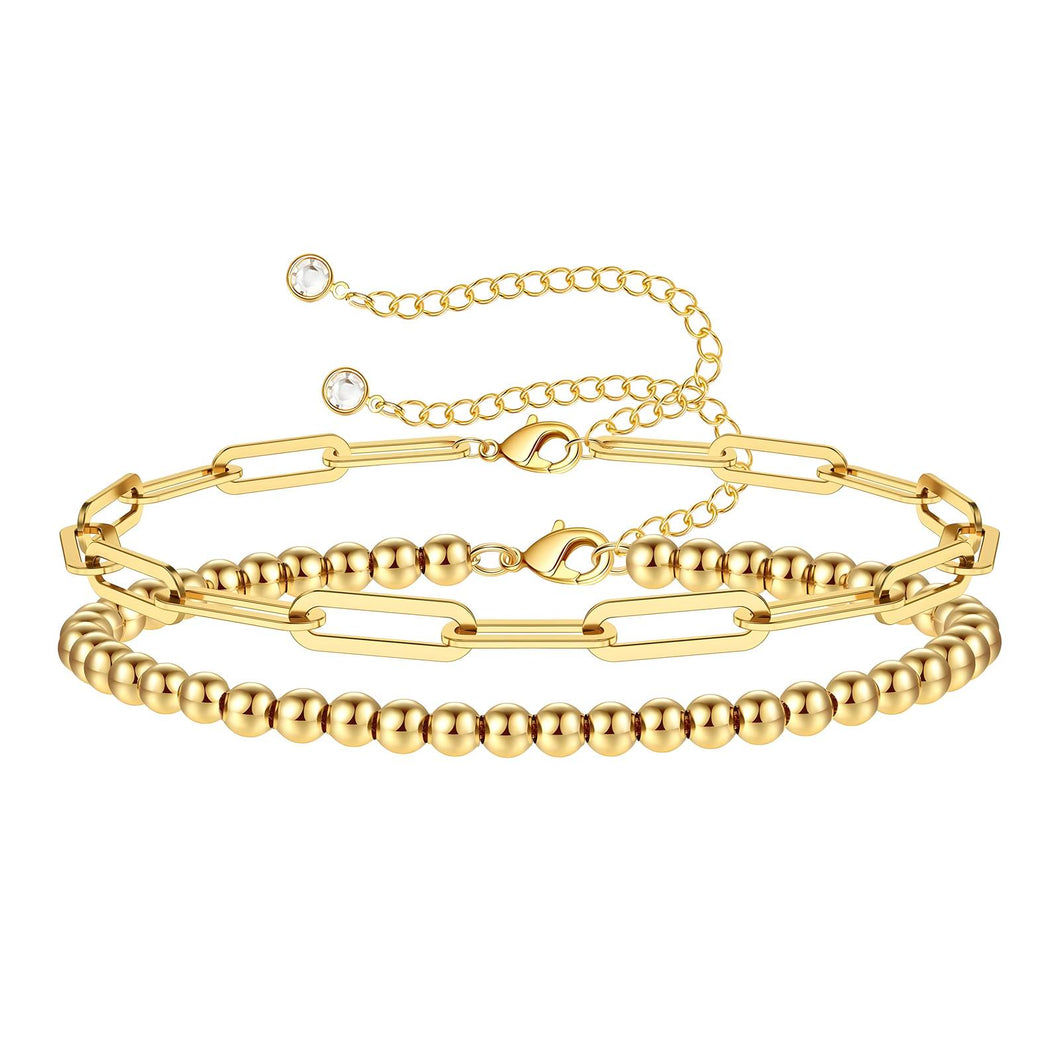 18K gold plated Stainless steel bracelet