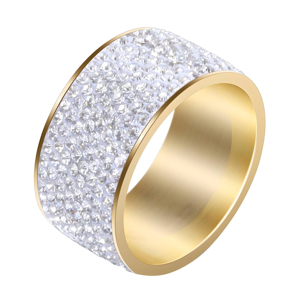 18K gold plated Stainless steel finger ring