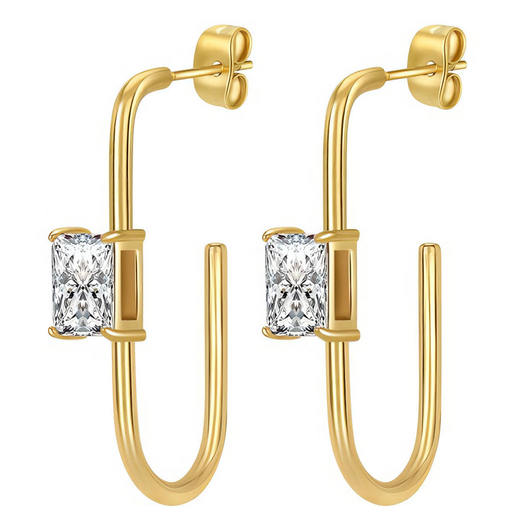 18K gold plated Stainless steel earrings