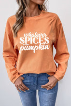 Load image into Gallery viewer, Halloween Pumpkin Graphic Corduroy Sweatshirt
