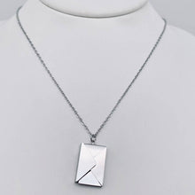 Load image into Gallery viewer, I Love You  Stainless Steel Openable Envelope Necklace
