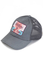 Load image into Gallery viewer, C.C SUNSHINE &amp; LAKE TIME Patch Pony Cap: Mint
