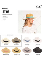 Load image into Gallery viewer, Adjustable String Straw Hat: Dark Natural/Coral
